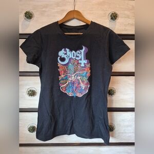 Black Graphic Short Sleeve Tee